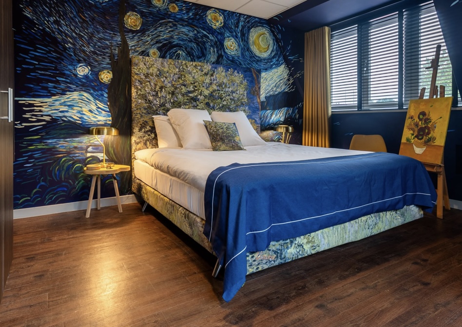 Van Gogh hotelkamer in Assen